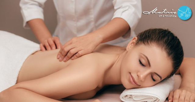 Woman enjoying massage - Massage for pain